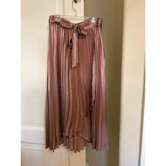 Anthropologie Maeve Paulina Pleated Midi Skirt - Picture 5 of 7